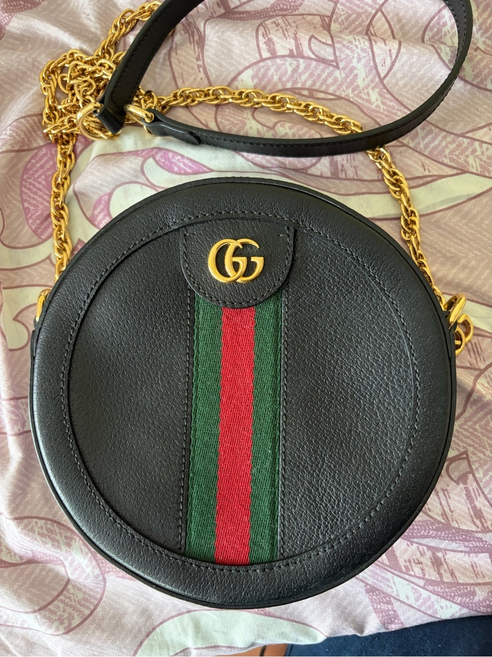 Gucci - mini Ophidia round shoulder bag
